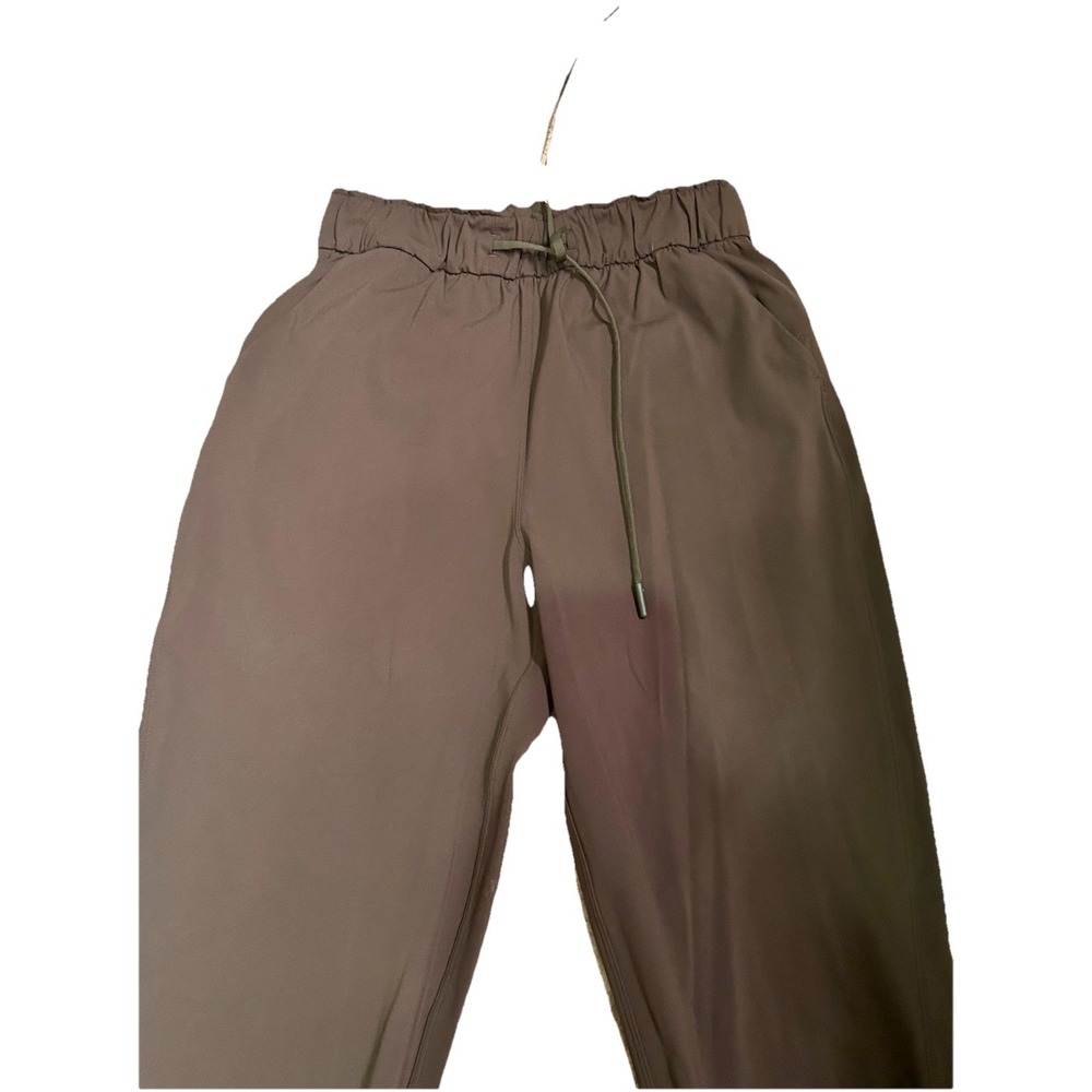 Lululemon Keep it Moving Jogger Drawstring‎ Olive Green Casual Pants Size 4 - Picture 2 of 10